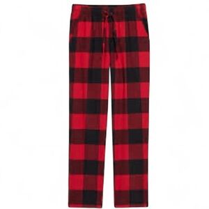 NWOT Old Navy Red and Black Buffalo Plaid Flannel Pajama Pants, Size L